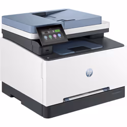 HP Color LaserJet Pro Imprimante multifonction 3303sdw, Couleur, Imprimante pour Petites/moyennes entreprises, Impression, copie, numérisation, Imprimer depuis un téléphone ou une tablette; Chargeur automatique de documents; Impression recto-verso; Numérisation vers e-mail; Numérisation vers PDF; Port avant pour lecteur Flash USB; Écran tactile; Cartouche TerraJet; Sans fil