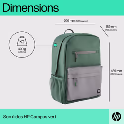 HP Sac à dos Campus (vert) - Vue supplémentaire 9