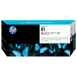 HP 81 tête d'impression encre teintée magenta clair et dispositif de nettoyage de tête d'impression DesignJet (C4955A)