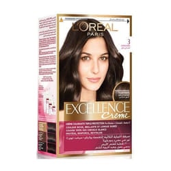L'oreal excellence crème 3 châtain foncé kit complet