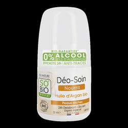 SO'BIO DEO-SOIN NOURRIT HUILE D'ARGAN BIO 50ML