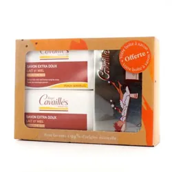 ROGE CAVAILLES PACK SAVON EXTRA DOUX LAIT ET MIEL PEAUX SENSIBLES