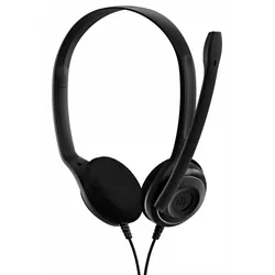 Sennheiser PC 8 USB Multimedia headset with USB port for VoIP with headband for two ears, microphone with noise cancellation.Compatible with UC manufacturers' solutions (504197)