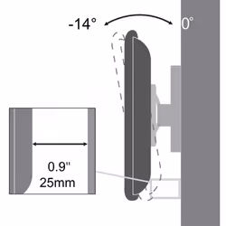 SBOX PLB-3446T support pour téléviseur 70" Noir