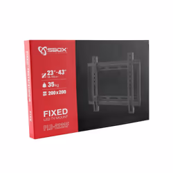 SBOX PLB-2222F support pour téléviseur 43" Noir