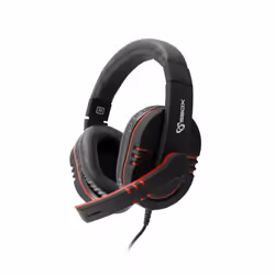 SBOX HS-401, Avec fil, Jouer, 20 - 20000 Hz, Casque, Noir, Rouge