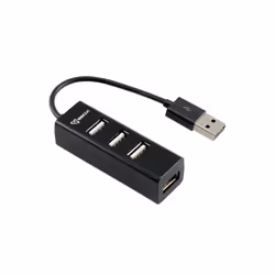 SBOX H-204, USB 2.0, USB 2.0, 480 Mbit/s, Noir, Acrylonitrile-Butadiène-Styrène (ABS), USB