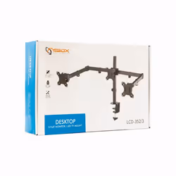 SBOX LCD-352-3 support d'écran plat pour bureau 27" Noir