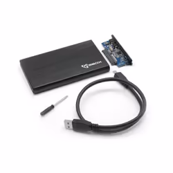 SBOX HDC-2562B Boîtier de disques de stockage Boîtier disque dur/SSD Noir 2.5"