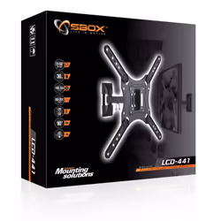 SBOX LCD-441 support pour téléviseur 55" Noir