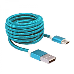 SBOX USB-10315BL câble USB 1,5 m USB 2.0 USB A Micro-USB B Bleu