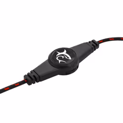 White Shark GHS-1641 PANTHER Casque Avec fil Arceau Jouer Noir, Rouge