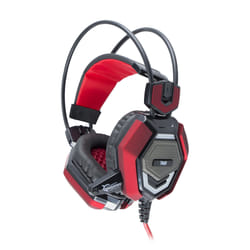 White Shark GH-1644 écouteur/casque Avec fil Arceau Jouer Noir, Rouge