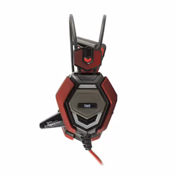 White Shark GH-1644 écouteur/casque Avec fil Arceau Jouer Noir, Rouge