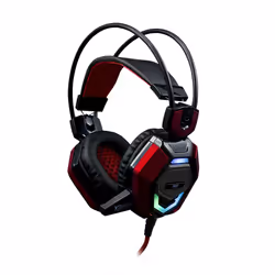 White Shark GH-1644 écouteur/casque Avec fil Arceau Jouer Noir, Rouge - Vue supplémentaire 4
