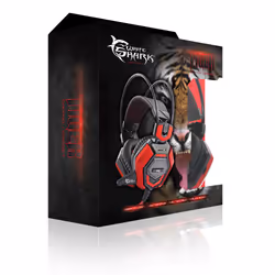 White Shark GH-1644 écouteur/casque Avec fil Arceau Jouer Noir, Rouge - Vue supplémentaire 5