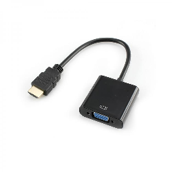 SBOX AD.HDMI-VGA câble vidéo et adaptateur HDMI Type A (Standard) VGA (D-Sub) Noir