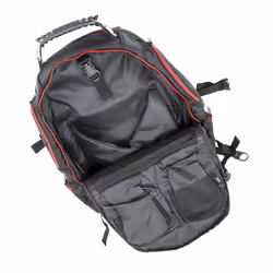 White Shark Dark Nomad sac à dos Sac à dos de sport Noir, Rouge Polyester