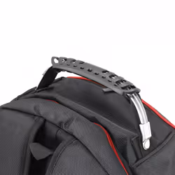 White Shark Dark Nomad sac à dos Sac à dos de sport Noir, Rouge Polyester - Vue supplémentaire 4