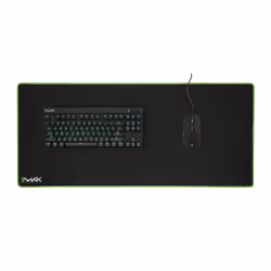 White Shark ΞSHARK Karuta XL Tapis de souris de jeu Noir, Vert - Vue supplémentaire 2