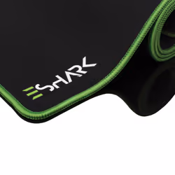 White Shark ΞSHARK Karuta XL Tapis de souris de jeu Noir, Vert - Vue supplémentaire 4