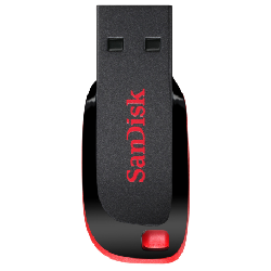 SanDisk Cruzer Blade lecteur USB flash 8 Go USB Type-A 2.0 Noir, Rouge