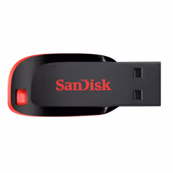 SanDisk Cruzer Blade lecteur USB flash 16 Go USB Type-A 2.0 Noir, Rouge - Vue supplémentaire 4