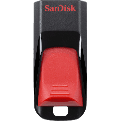 SanDisk Cruzer Edge, 16GB lecteur USB flash 16 Go USB Type-A 2.0 Noir, Rouge