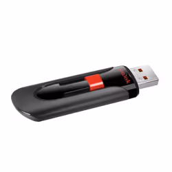 Sandisk Cruzer Glide lecteur USB flash 128 Go USB Type-A 2.0 Noir, Rouge - Vue supplémentaire 2