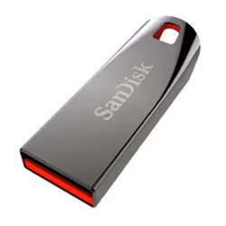SanDisk Cruzer Force, 32 Go, USB Type-A, 2.0, Sans capuchon, Protection par mot de passe, Chrome