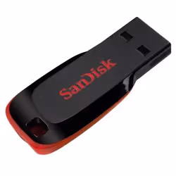 SanDisk Cruzer Blade lecteur USB flash 64 Go USB Type-A 2.0 Noir, Rouge