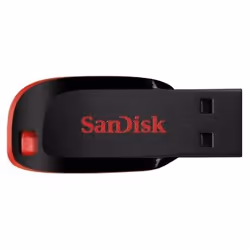SanDisk Cruzer Blade lecteur USB flash 64 Go USB Type-A 2.0 Noir, Rouge