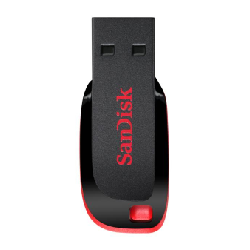 Sandisk Cruzer Blade lecteur USB flash 128 Go USB Type-A 2.0 Noir, Rouge