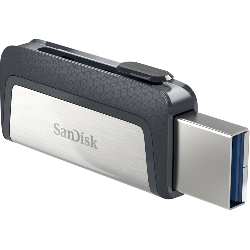 Sandisk Ultra Dual Drive lecteur USB flash 32 Go USB Type-A / 3.2 Gen 1 (3.1 Gen 1) Noir, Argent