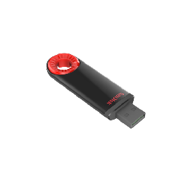 SanDisk Cruzer Dial lecteur USB flash 32 Go USB Type-A 2.0 Noir, Rouge
