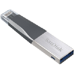 SanDisk IXpand Mini 32GB lecteur USB flash 32 Go USB Type-A / Lightning 3.2 Gen 1 (3.1 Gen 1) Gris, Argent