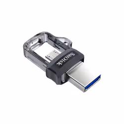 SanDisk Ultra Dual m3.0 lecteur USB flash 256 Go USB Type-A / Micro-USB 3.2 Gen 1 (3.1 Gen 1) Noir, Argent, Transparent - Vue supplémentaire 6