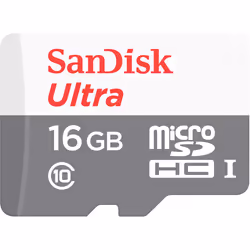SanDisk Ultra MicroSDHC 16GB UHS-I + SD Adapter