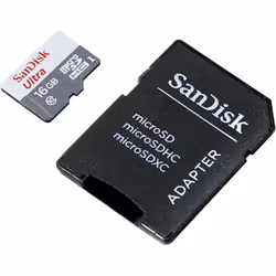 SanDisk Ultra MicroSDHC 16 GB UHS-I + SD Adapter 16 Go Classe 10 - Vue supplémentaire 2