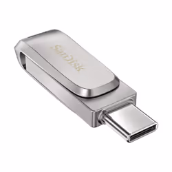 Sandisk Ultra Dual Drive Luxe lecteur USB flash 32 Go USB Type-A / 3.2 Gen 1 (3.1 Gen 1) Acier inoxydable