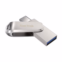 SanDisk Ultra Dual Drive Luxe lecteur USB flash 1 To USB Type-A / USB Type-C 3.2 Gen 1 (3.1 Gen 1) Acier inoxydable