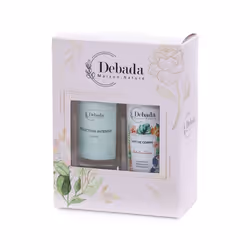 Un cadeau original à prix raisonnable : coffret à base naturelle comprenant un parfum (100 ml) et un lait de corps (170 ml) r ...