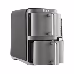 Ninja SL400EU friteuse Double 9,5 L 2470 W Friteuse d'air chaud Noir, Gris - Vue supplémentaire 3