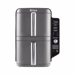 Ninja SL400EU friteuse Double 9,5 L 2470 W Friteuse d'air chaud Noir, Gris - Vue supplémentaire 9