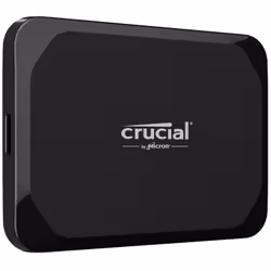 Crucial X9, 1 To, USB Type-C, 3.2 Gen 2 (3.1 Gen 2), 1050 Mo/s, 10 Gbit/s, Noir