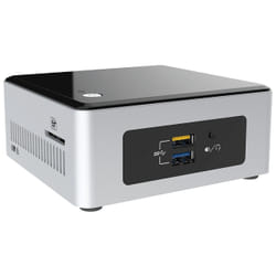 Intel NUC BOXNUC5CPYH barebone PC/ poste de travail UCFF Noir, Argent BGA 1170 N3060 1,6 GHz