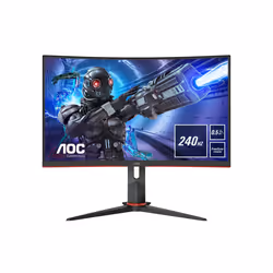 AOC C27G2Z, 68,6 cm (27"), 1920 x 1080 pixels, Full HD, 0,5 ms, Noir, Rouge, Argent