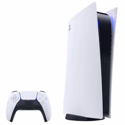 Sony PlayStation 5 Digital Edition 825 Go Wifi Noir, Blanc - Vue supplémentaire 2