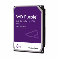 Western Digital Blue 8TB WD PURPL 8TB WD PURPLE, 3.5", 8 To, 5400 tr/min