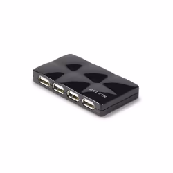 Belkin F5U701-BLK, USB 2.0, 480 Mbit/s, Noir
